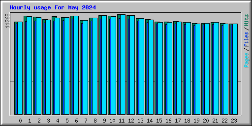 Hourly usage for May 2024